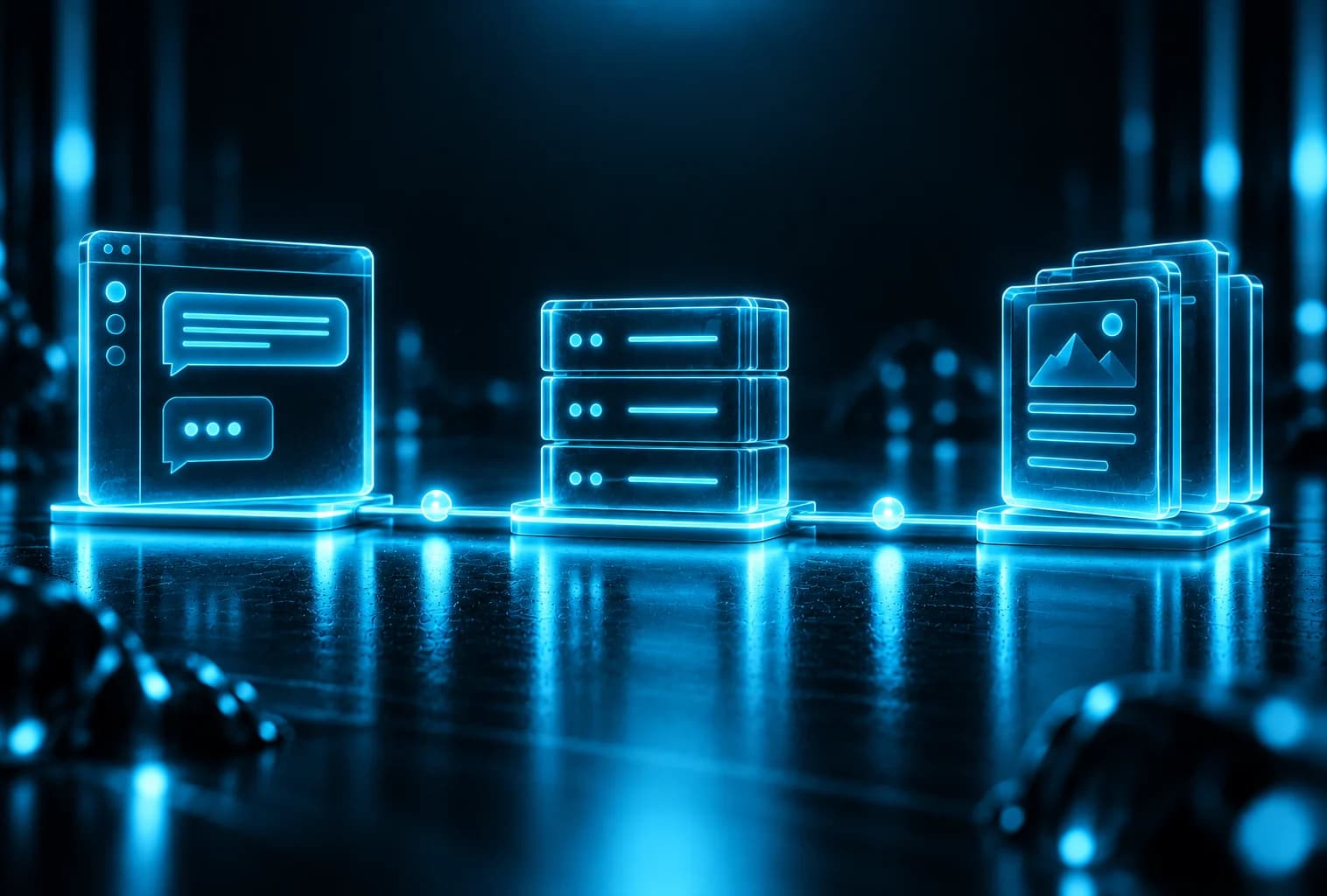 Chatfenster, Server und Inhaltsseiten auf einer gemeinsamen Schiene – Aufbau einer MCP-Verbindung